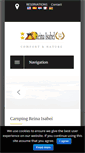 Mobile Screenshot of campingreinaisabel.com